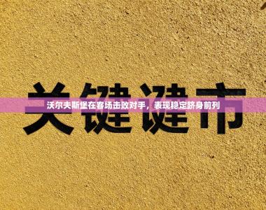 沃尔夫斯堡在客场击败对手，表现稳定跻身前列