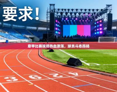 意甲比赛现场热血激荡，球员斗志昂扬